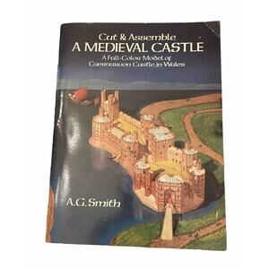 AG Smith Cut and Assemble A Medieval Castle Book NOS